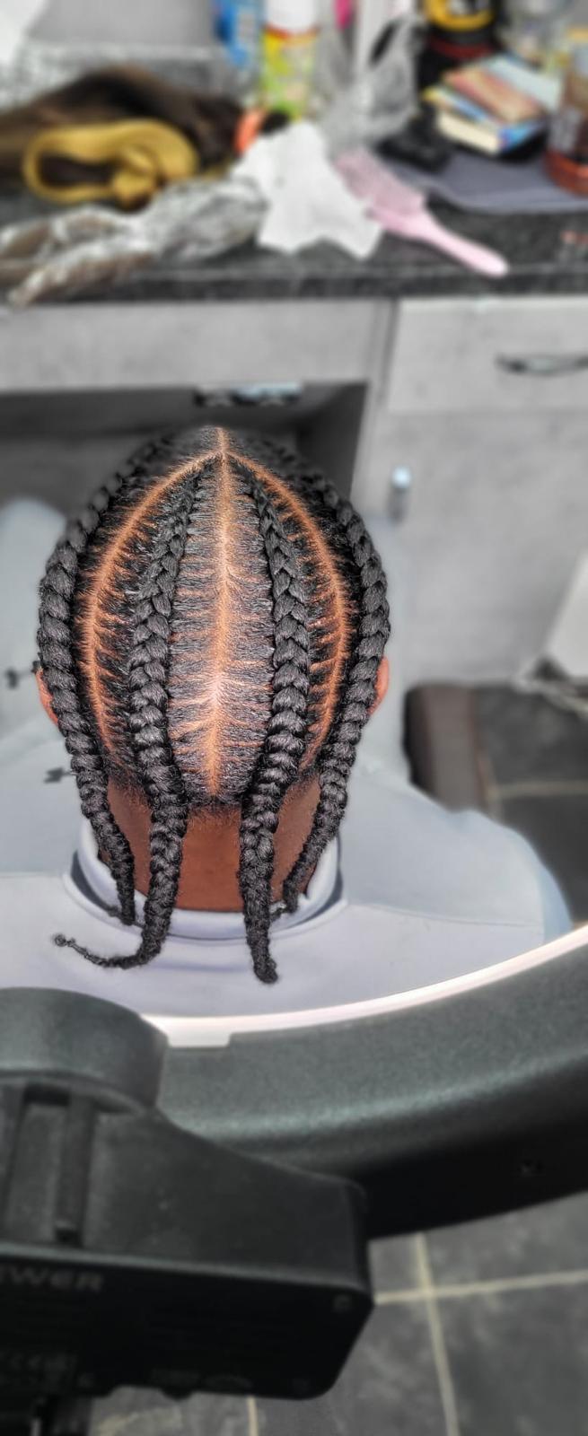 Cornrow braids