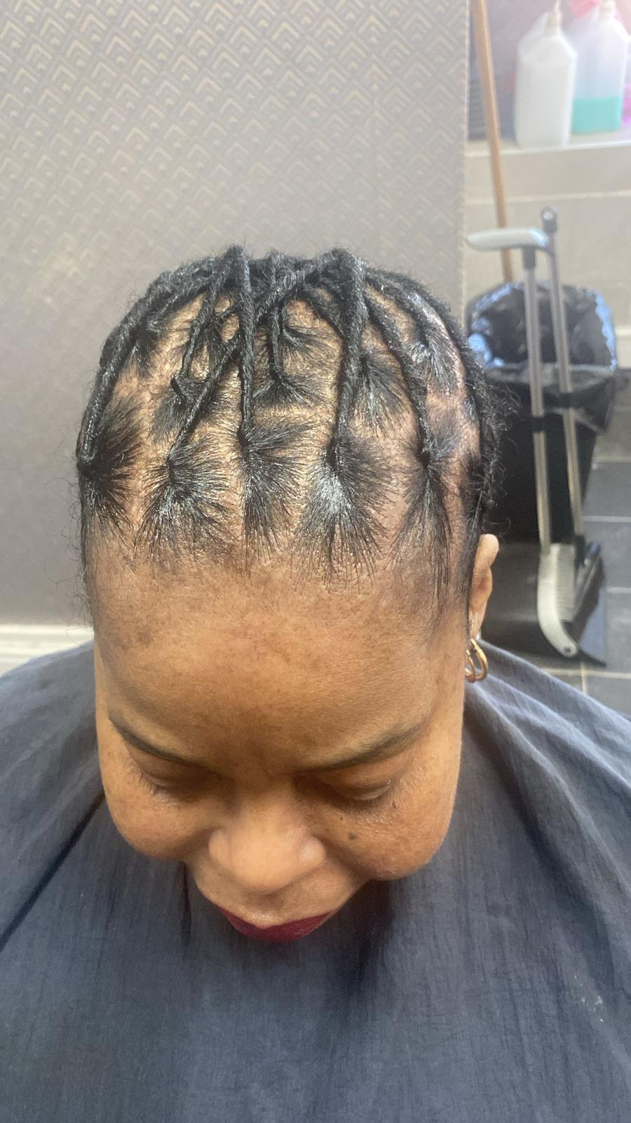 Cornrow braids pattern