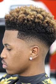 Fade haircut with textured top